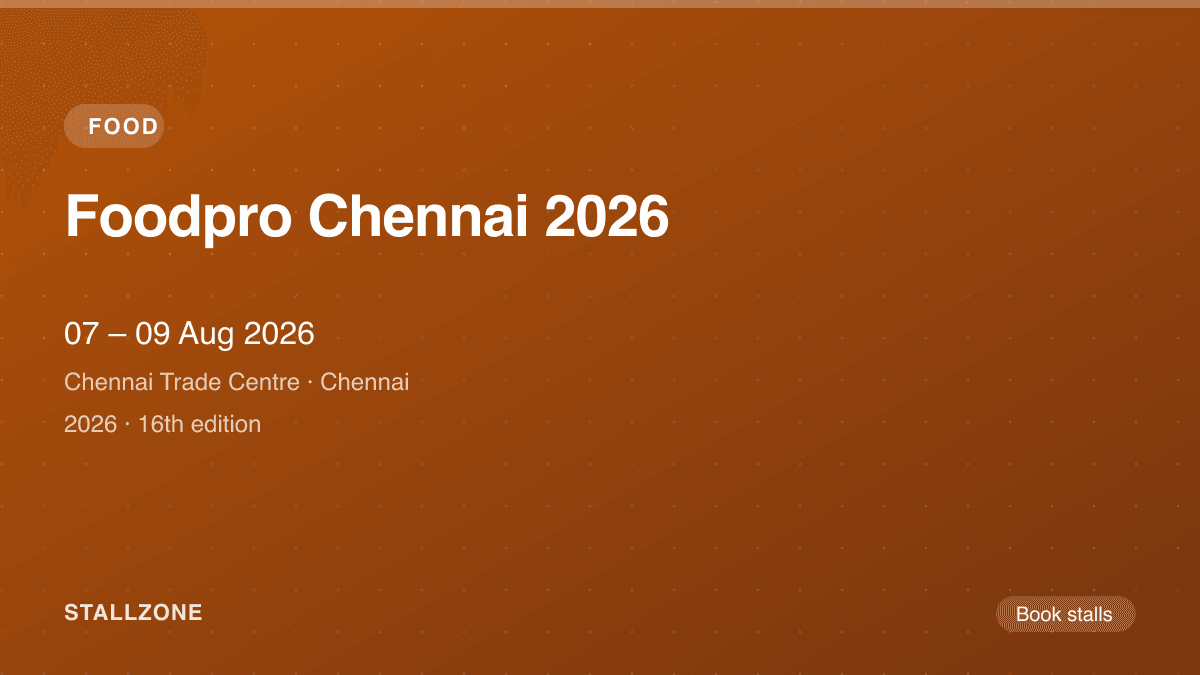 Foodpro Chennai 2026 1