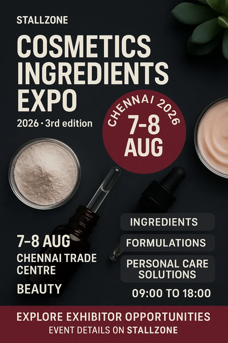 Cosmetics Ingredients Expo Chennai 2026