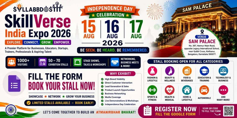 SYLLABDOSTH SKILL VERSE INDIA EXPO 2026