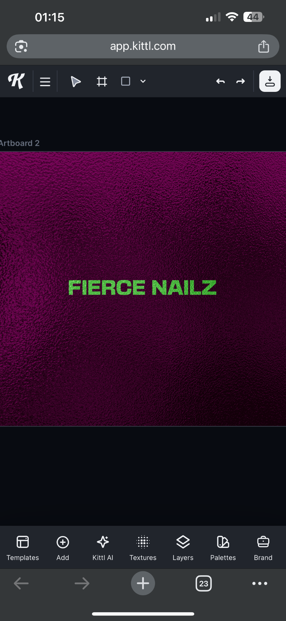 Fierce Nailz logo