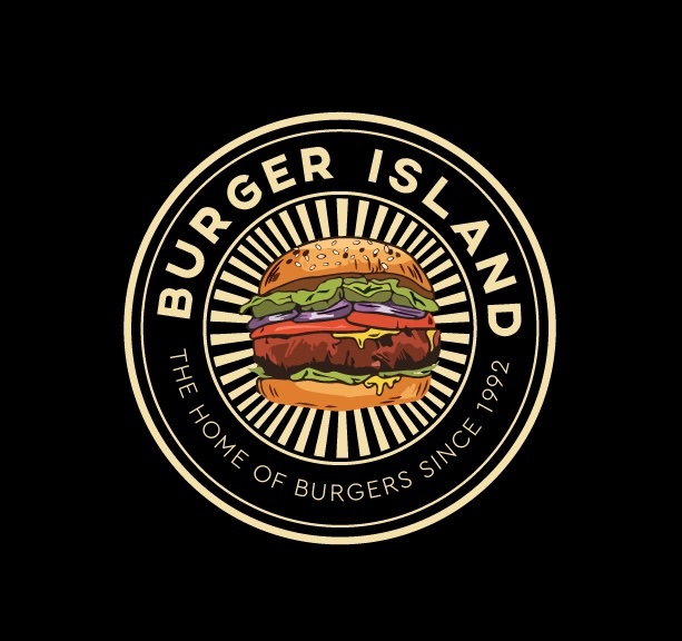 burger island Burntisland logo