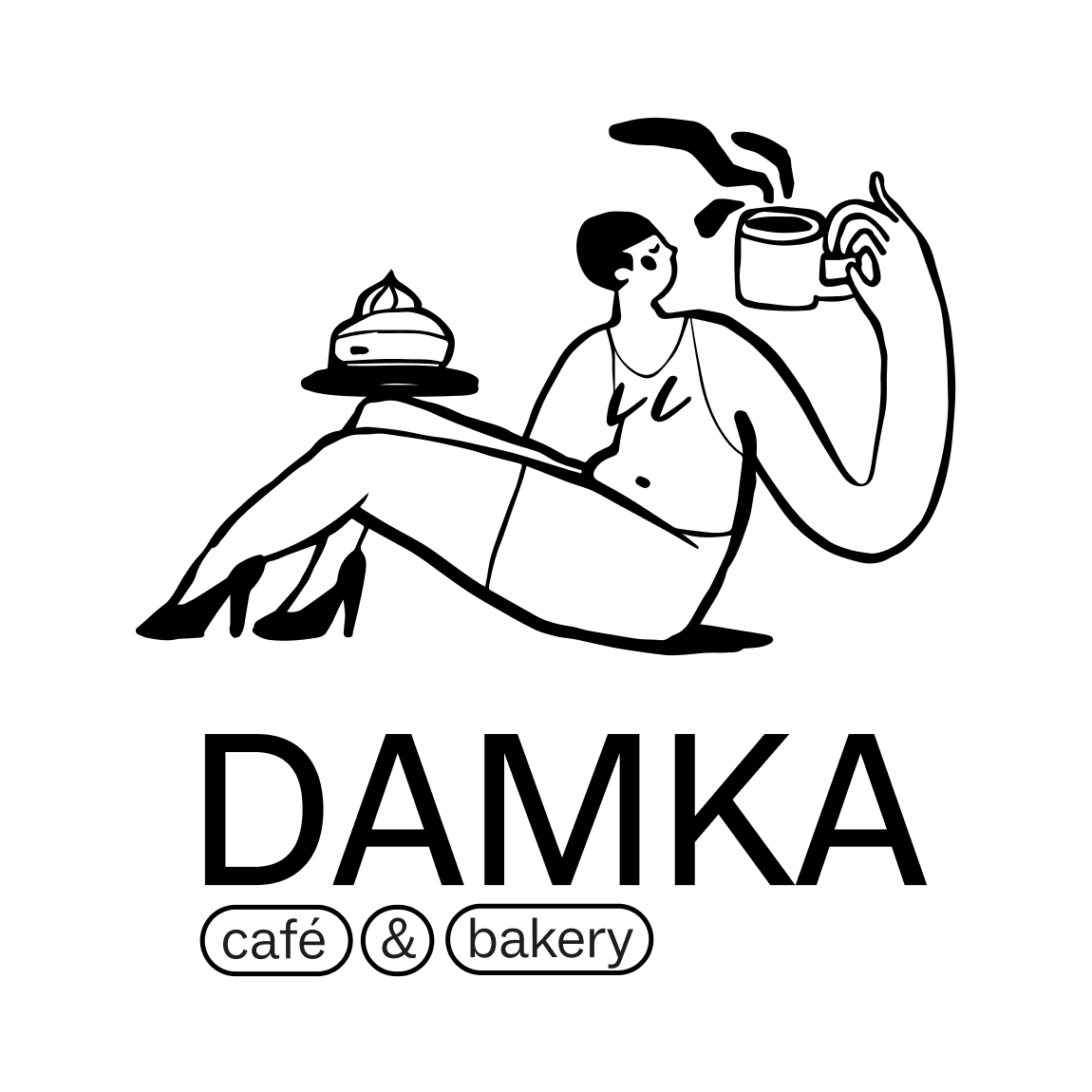 Damka Cafe & Bakery logo