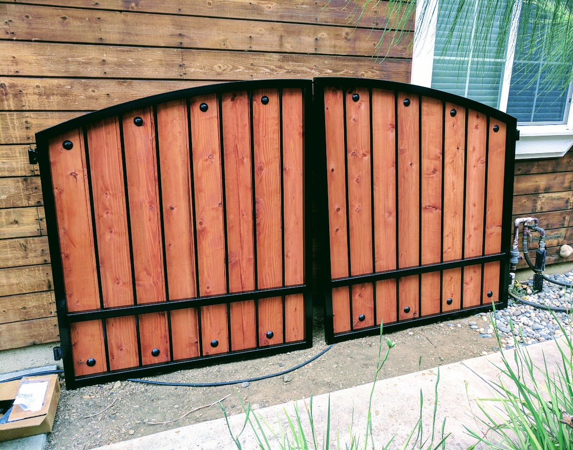 Steel Cantilever Gate Installation