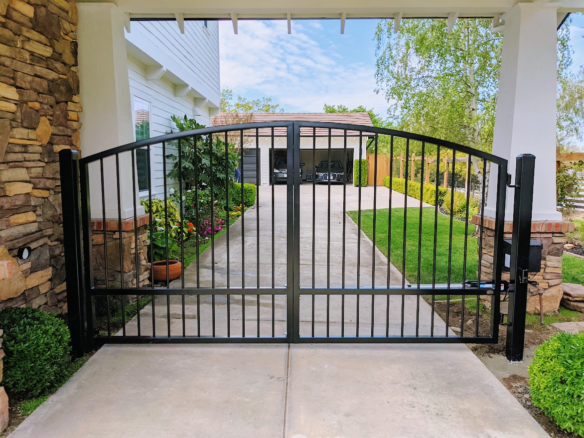 driveway gate in Houston — local installation