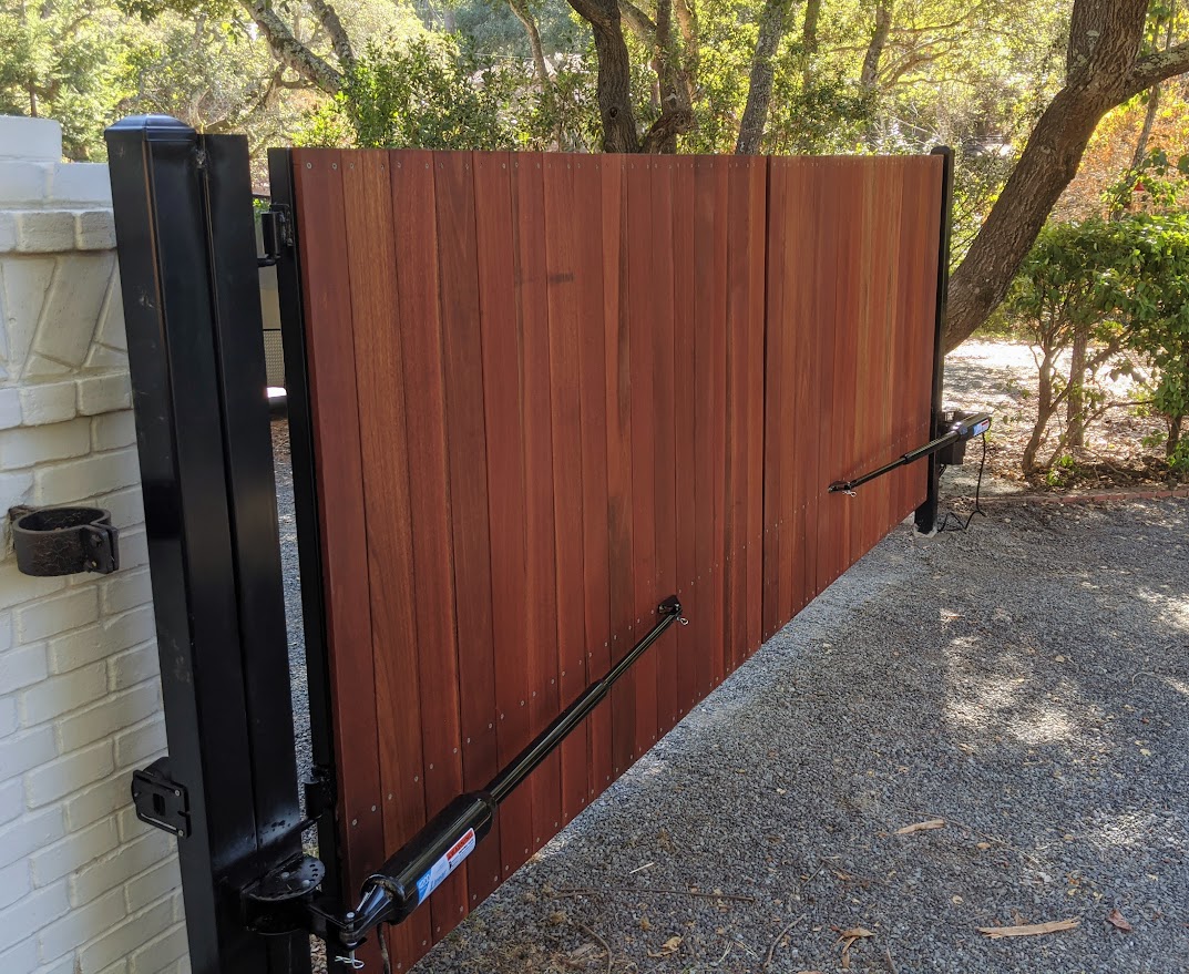 swing driveway gate — real-world project