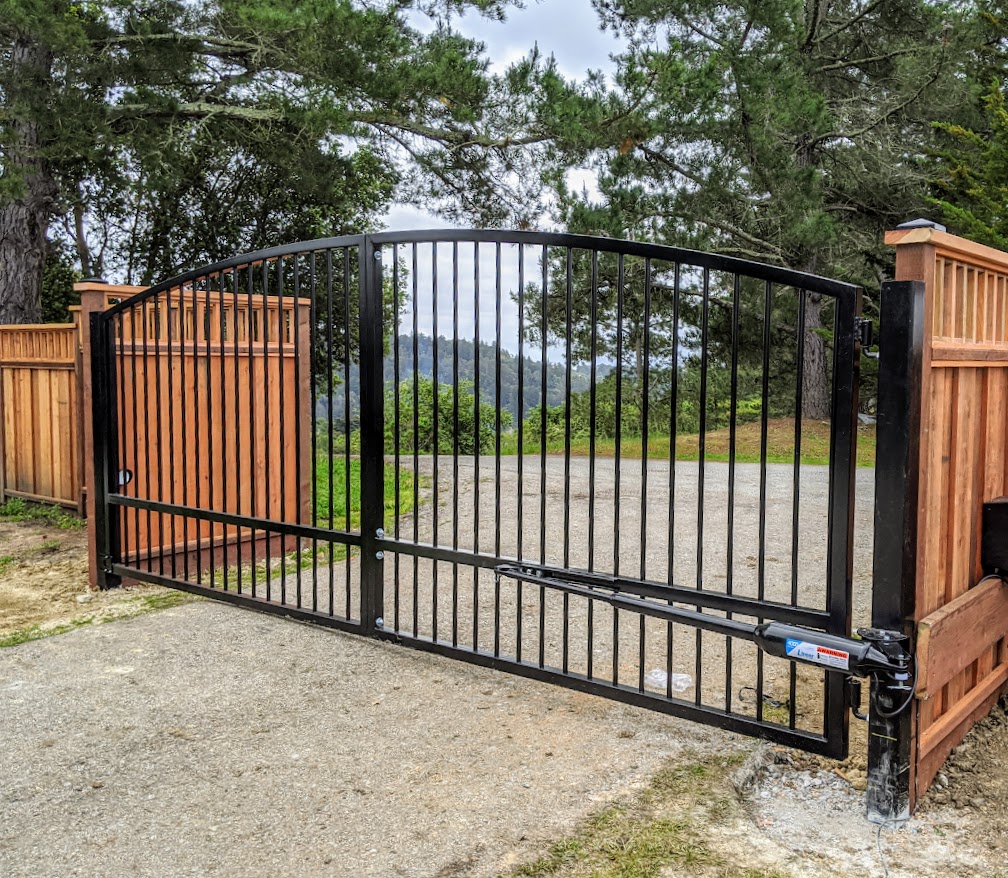 sliding driveway gate — real-world project