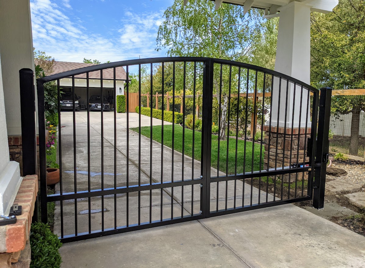 driveway gate in Houston — local installation