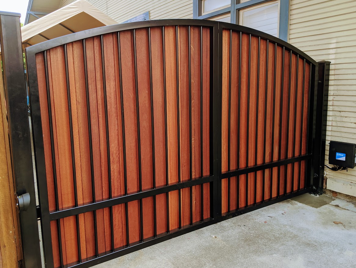 Composite driveway gates