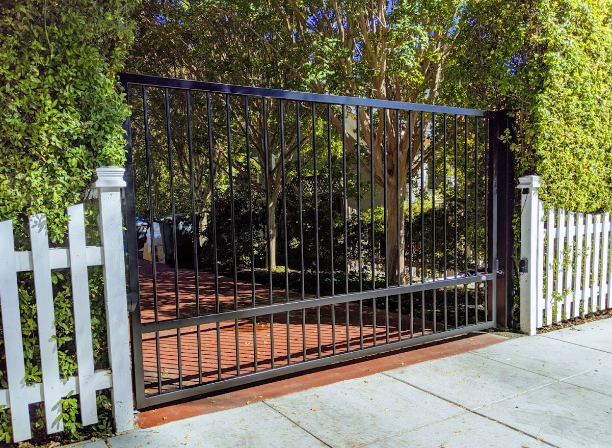 cantilever driveway gate — real-world project