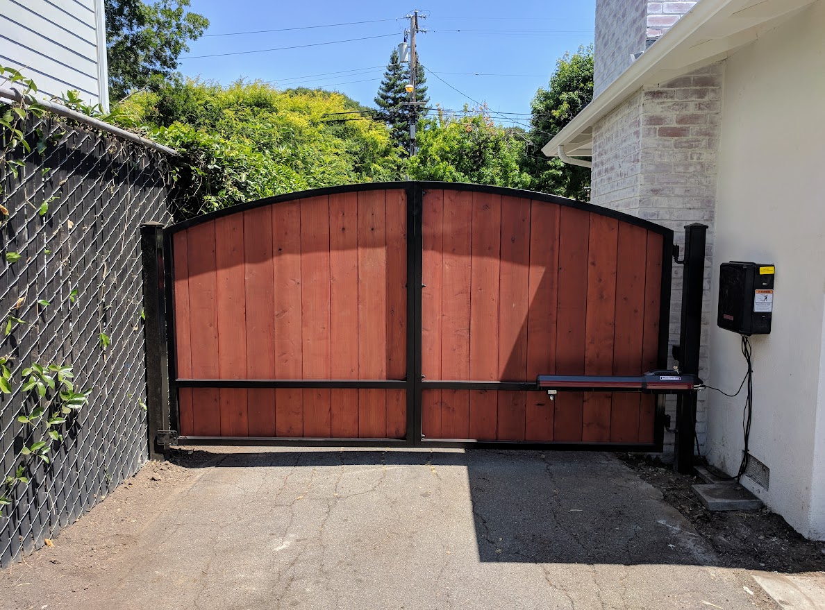 real-world project for driveway gates