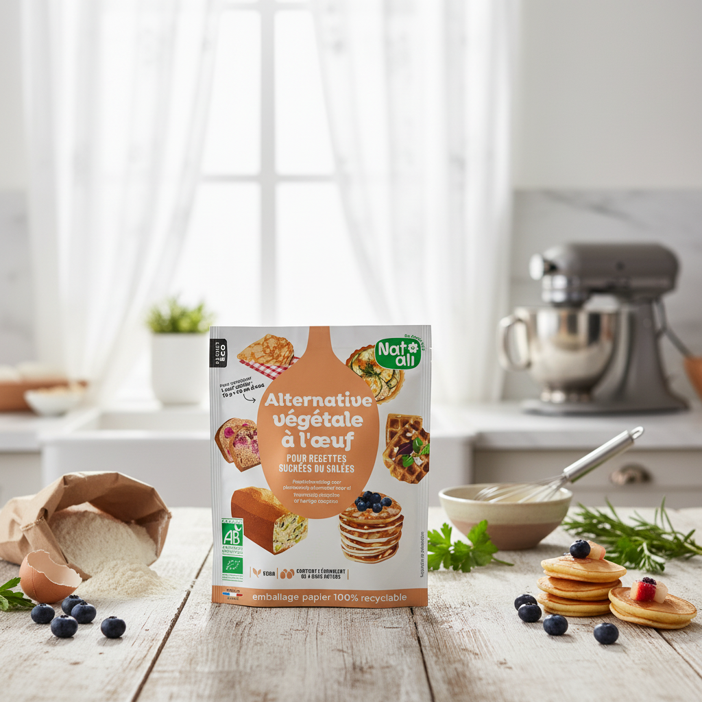 Înlocuitor Vegan pentru Ouă Bio 40g Nat-ali – Alternativă Vegetală pentru Gătit și Copt 2