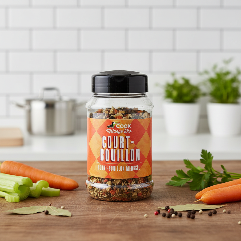 Mix de Legume și Condimente Bio pentru Supă (Court-Bouillon) - Cook 150g