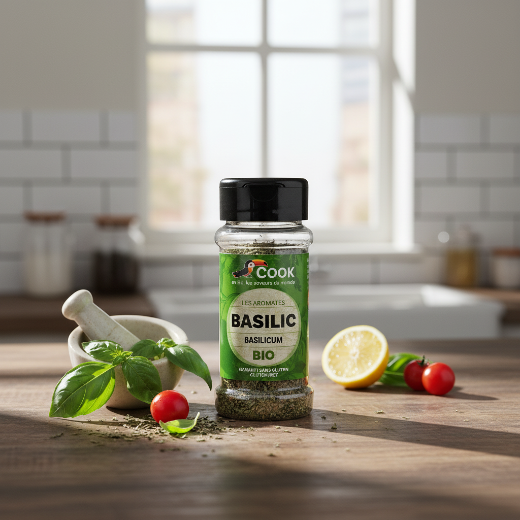 Busuioc Bio Cook 15g - Aroma Pură Mediteraneană, Certificat Ecologic și Fără Gluten