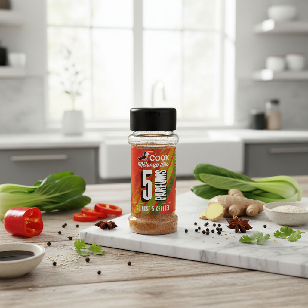 Mix de Condimente Chinezesc "5 Parfumuri" Bio - Cook 35g - Echilibrul Perfect al Bucătăriei Asiatice 2