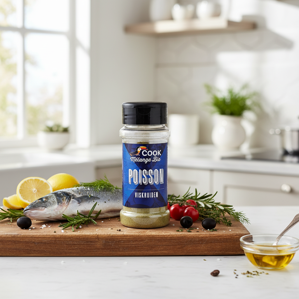 Mix de Condimente pentru Pește Bio 30g Cook - Arome Mediteraneene Autentice 2
