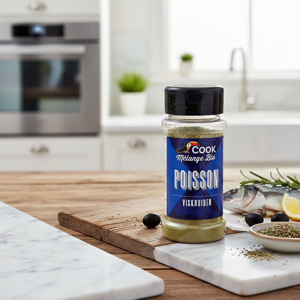 Mix de Condimente pentru Pește Bio 30g Cook - Arome Mediteraneene Autentice