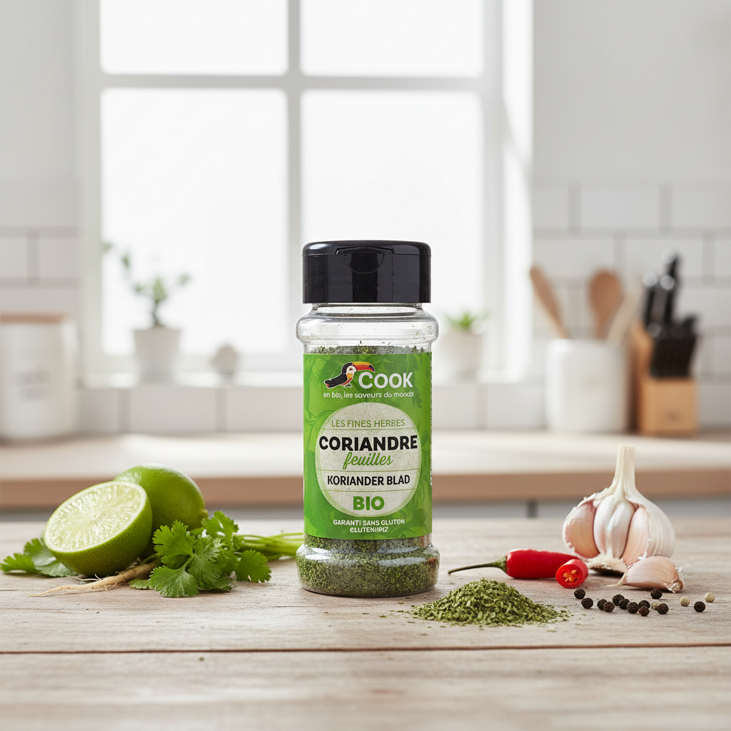 Coriandru Frunze Bio 15g Cook | Ierburi Aromatice Premium la Solniță 2