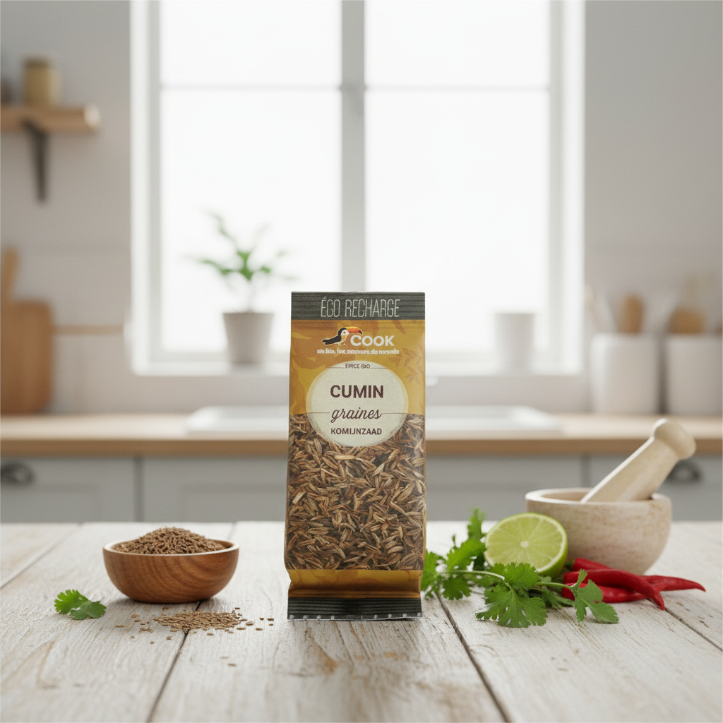 Semințe de Chimion Bio - Refill Ecologic 40g Cook - Aromă Orientală Intensă 2
