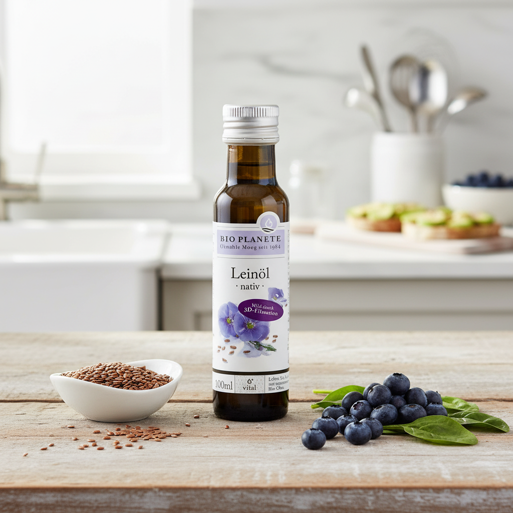 Ulei de In Virgin Bio, Presat la Rece (Fără Gust Amar) - Bio Planete 100ml 2