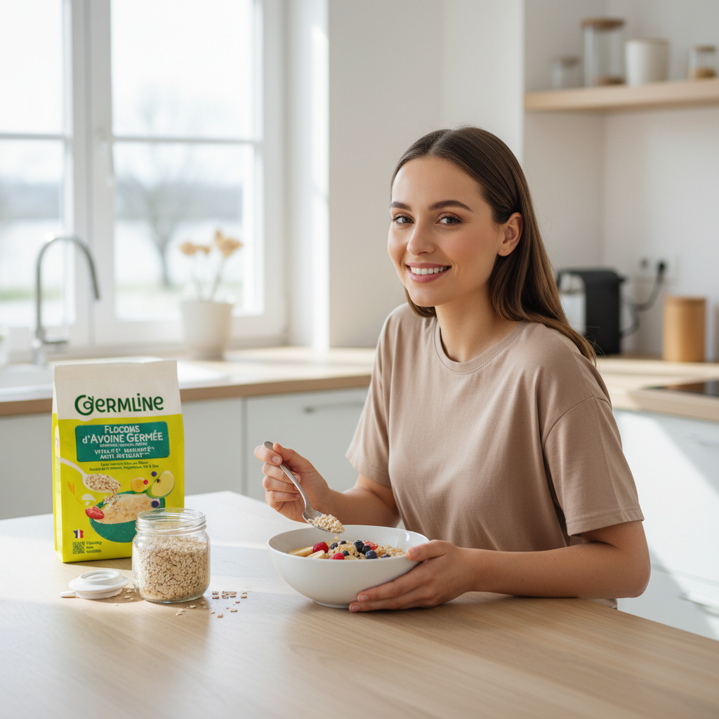 Fulgi de Ovăz Germinat Bio 350g Germline - Vitalitate și Nutrienți Activați 3