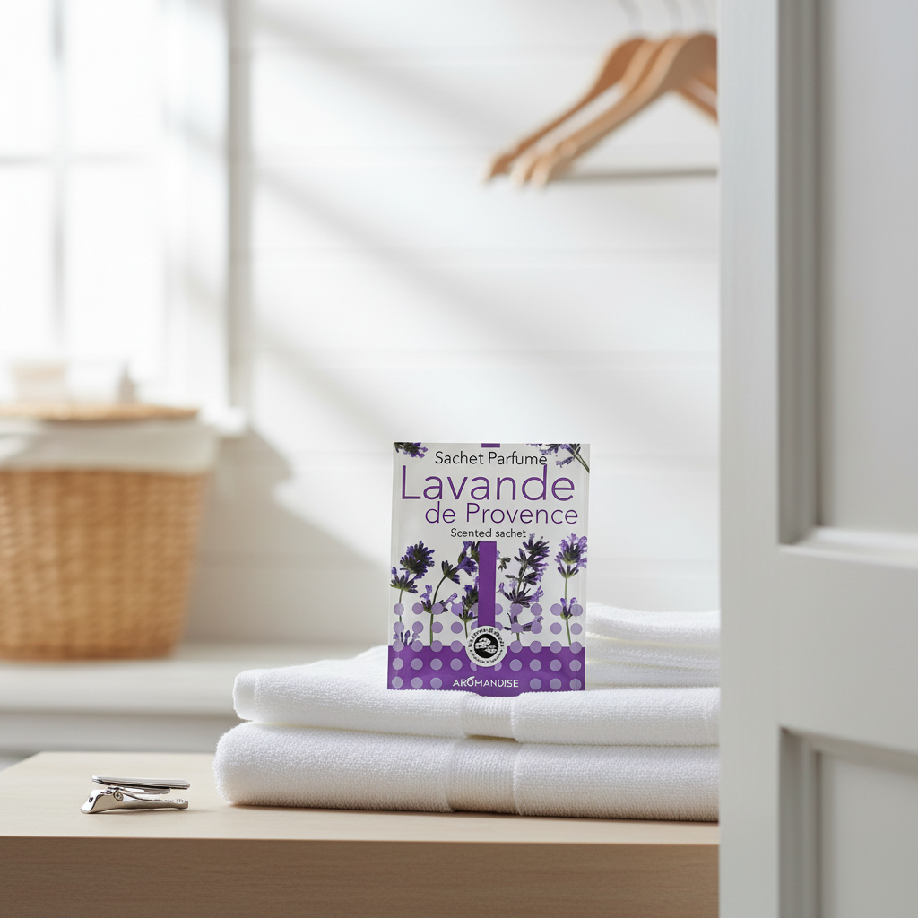Pliculeț Odorizant Natural Aromandise - Lavandă de Provence pentru Mașină și Garderobă