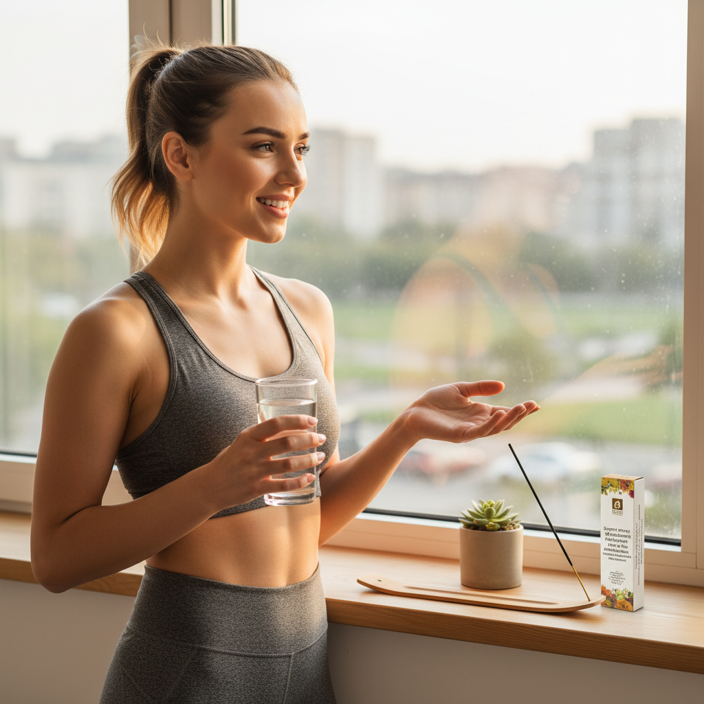 Suport pentru Bețișoare Parfumate din Lemn de Pin Aromandise - Design Minimalist și Natural 3