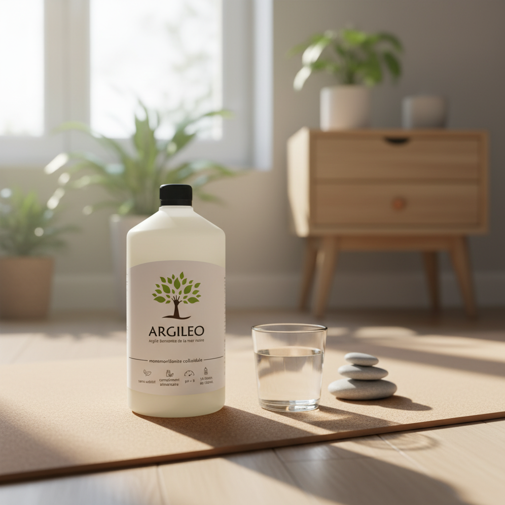 Argilă Albă Bentonită pentru Uz Intern 1L Argileo - Supliment Natural pentru Detoxifiere Profundă și Alcalinizare