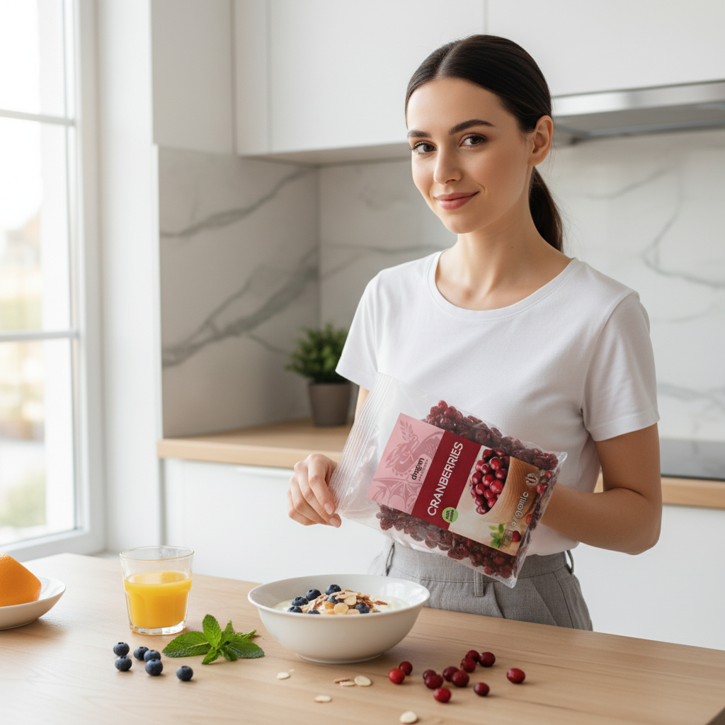 Merișoare Bio Uscate la Soare Dragon Superfoods 100g - Superaliment Premium din Canada 3