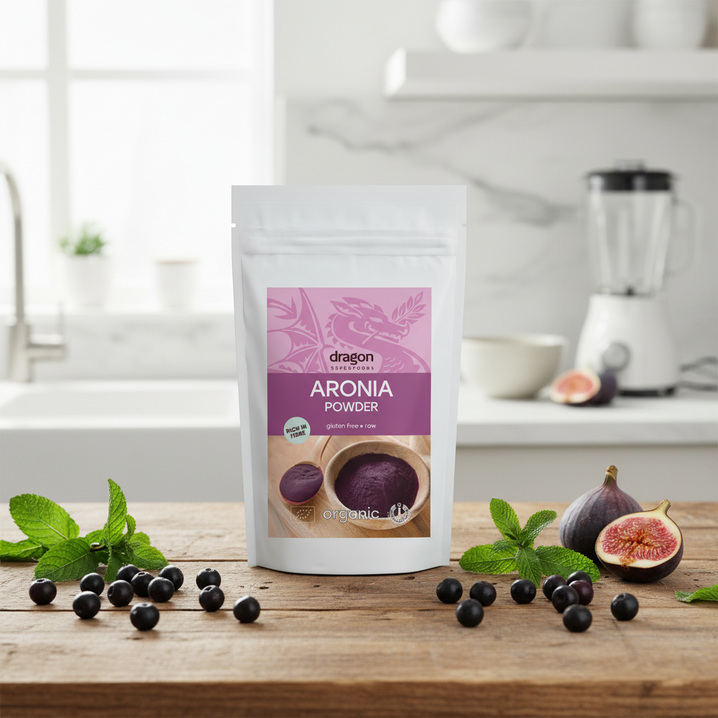 Pulbere Ecologică de Aronia Raw Dragon Superfoods 200g – Superaliment Bogat în Antioxidanți 2