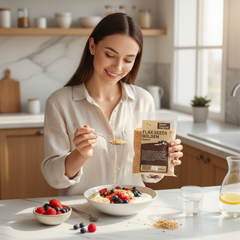 Semințe de In Aurii Ecologice (Bio) - Smart Organic 200g | Sursă Pură de Omega-3 3