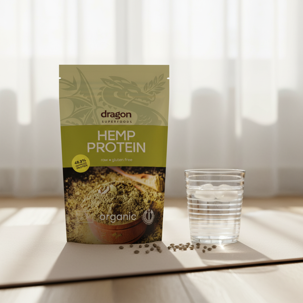 Proteina de Cânepă Bio Raw Dragon Superfoods 200g | Superaliment Complet Fără Gluten