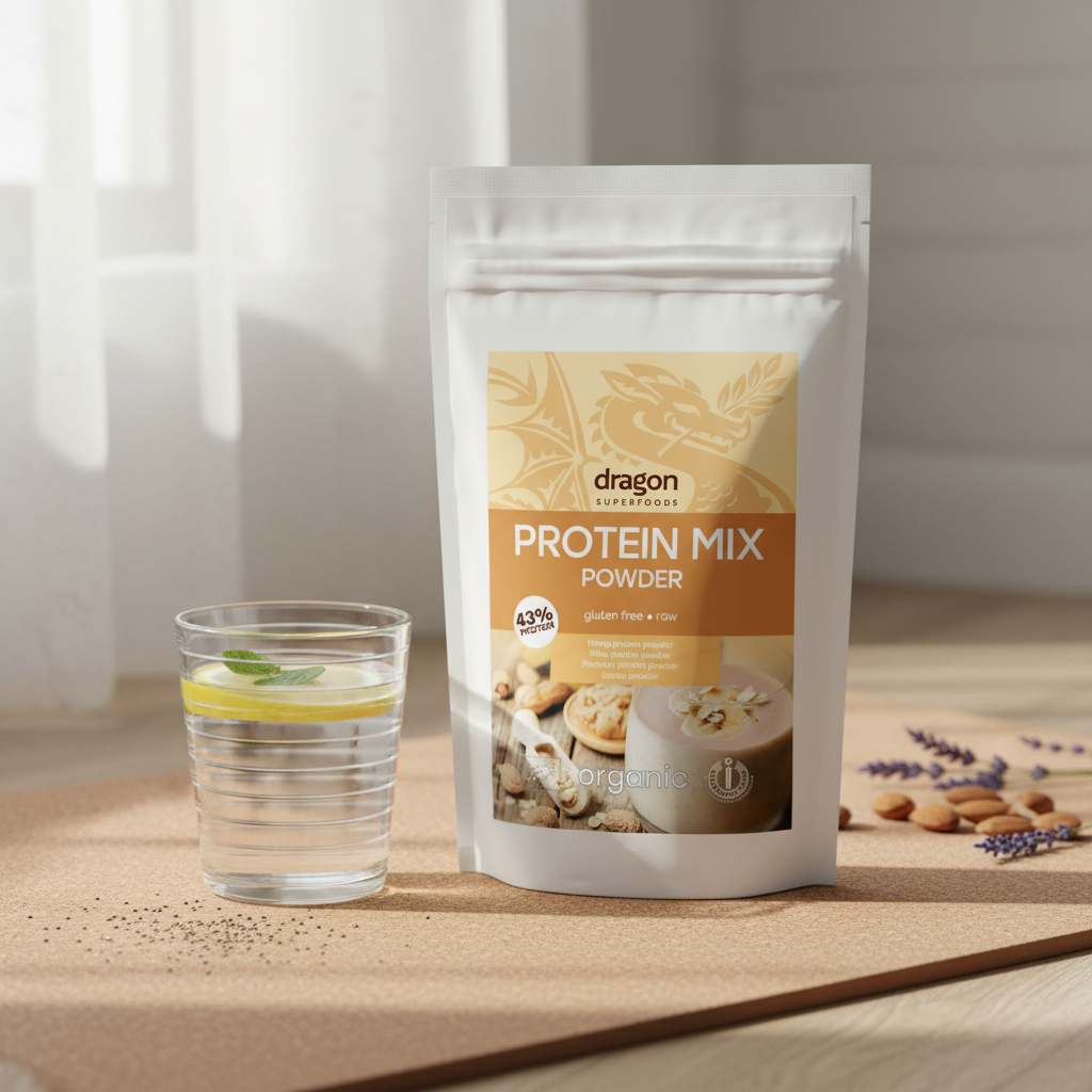 Mix Proteic Bio Raw cu Cacao și Semințe - Dragon Superfoods, 200g - Sursă Vegană de Energie 2