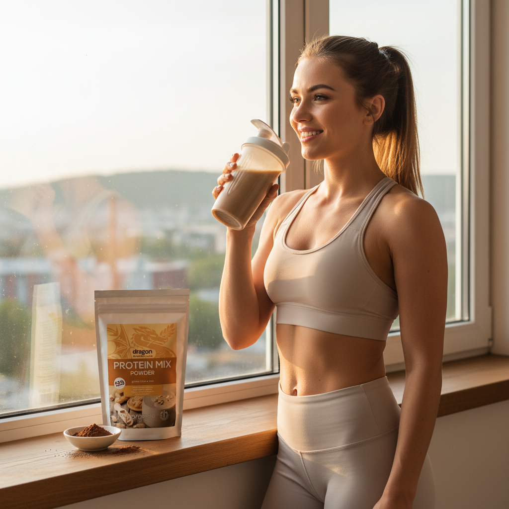 Mix Proteic Bio Raw cu Cacao și Semințe - Dragon Superfoods, 200g - Sursă Vegană de Energie 3
