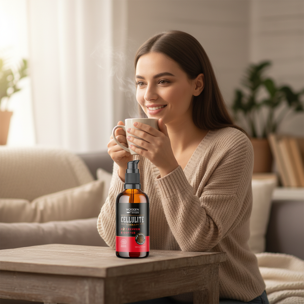 Ulei Anticelulitic Bio Activ cu Ardei Iute și Cafea - Tratament Intensiv Wooden Spoon 100ml 3