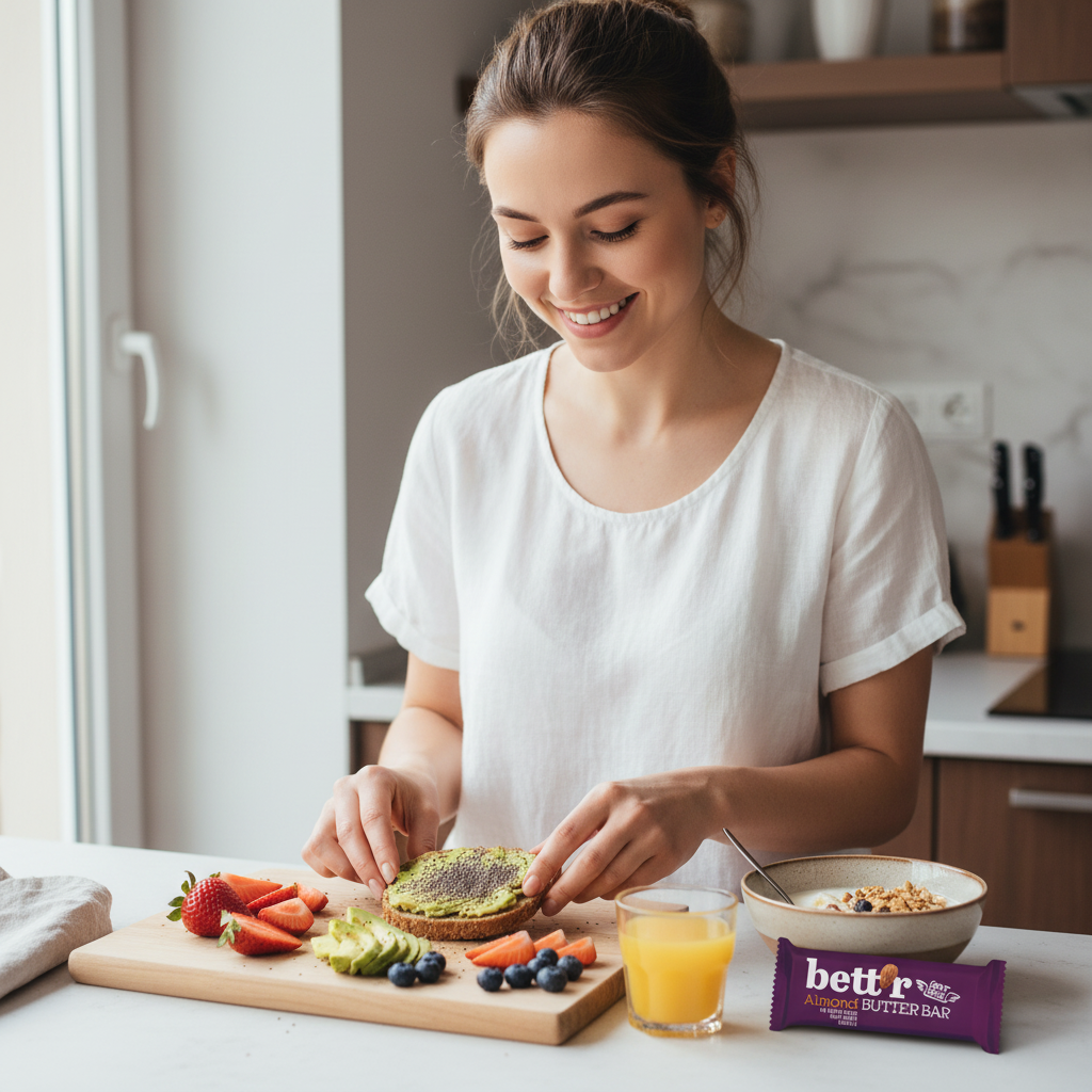 Baton Energetic Bio cu Cremă de Migdale Bettr, 30g - Gustare Fără Zahăr Adăugat 3
