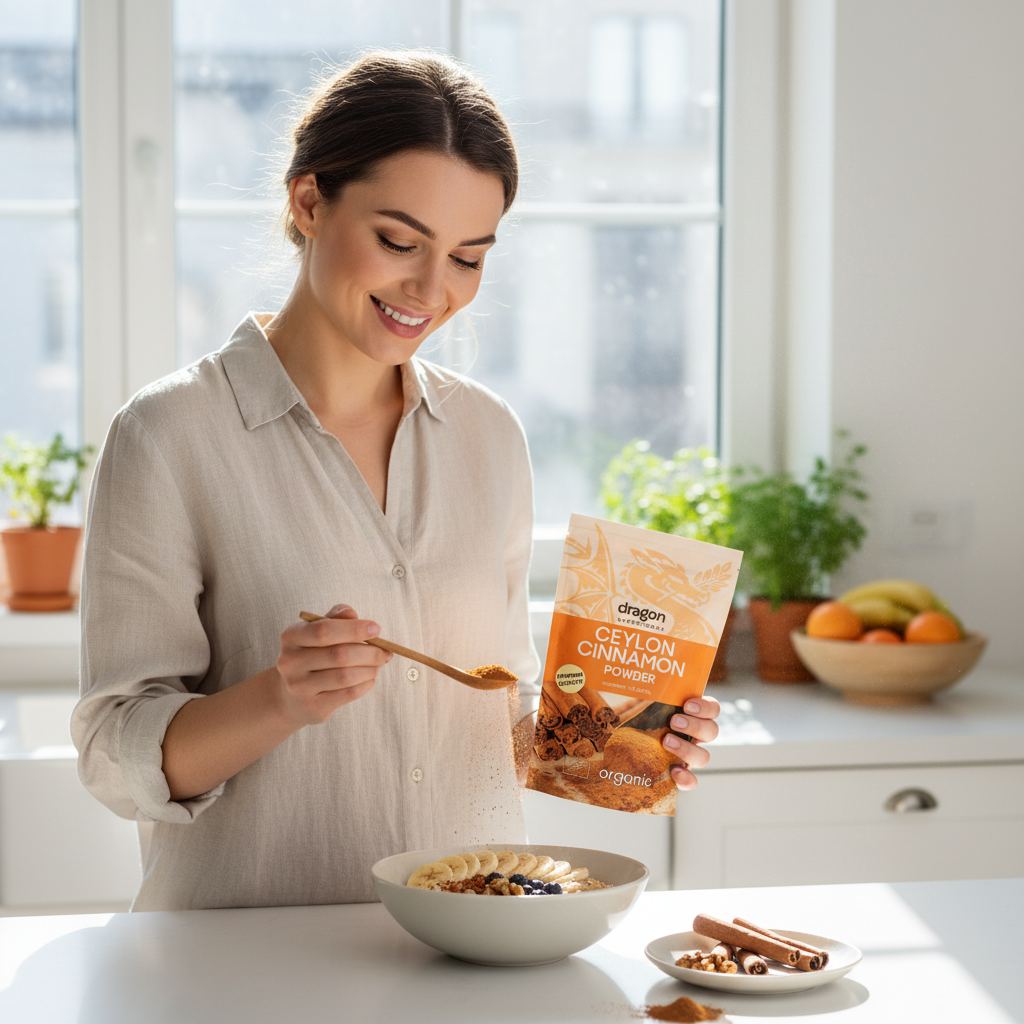 Scorțișoară Ceylon Autentică Pudră Bio 150g Dragon Superfoods - Aromă Fină și Puritate Premium 3