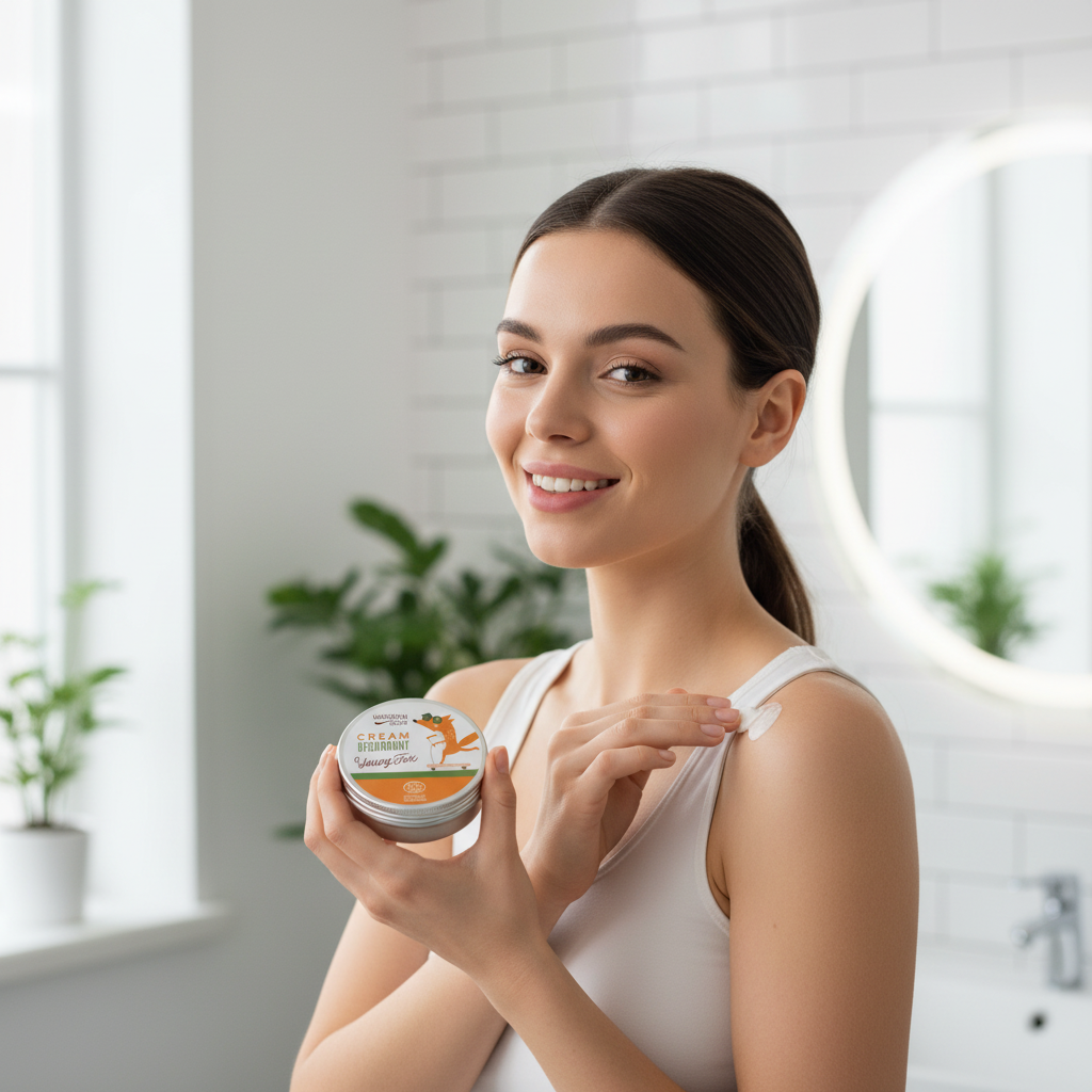 Deodorant Cremă Bio pentru Tineri Young Fox 60ml Wooden Spoon - Formulă Naturală Fără Aluminiu 3