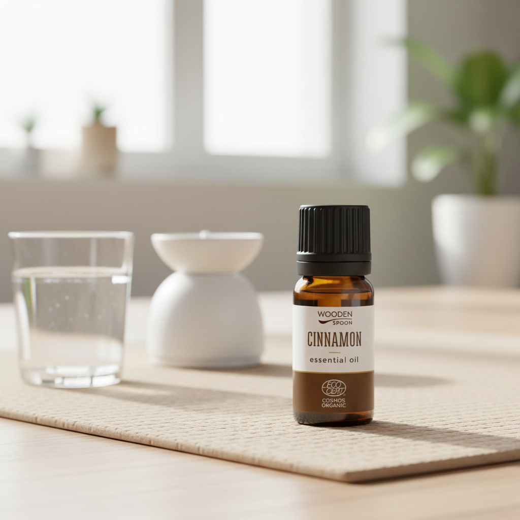 Ulei Esențial de Scorțișoară Bio Wooden Spoon 10ml - Puritate Certificată COSMOS