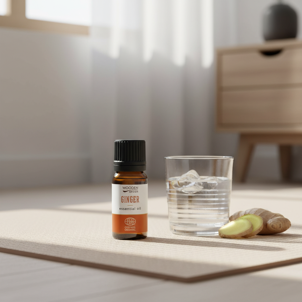 Ulei Esențial de Ghimbir Ecologic 100% Natural, Certificat COSMOS - Wooden Spoon 5ml