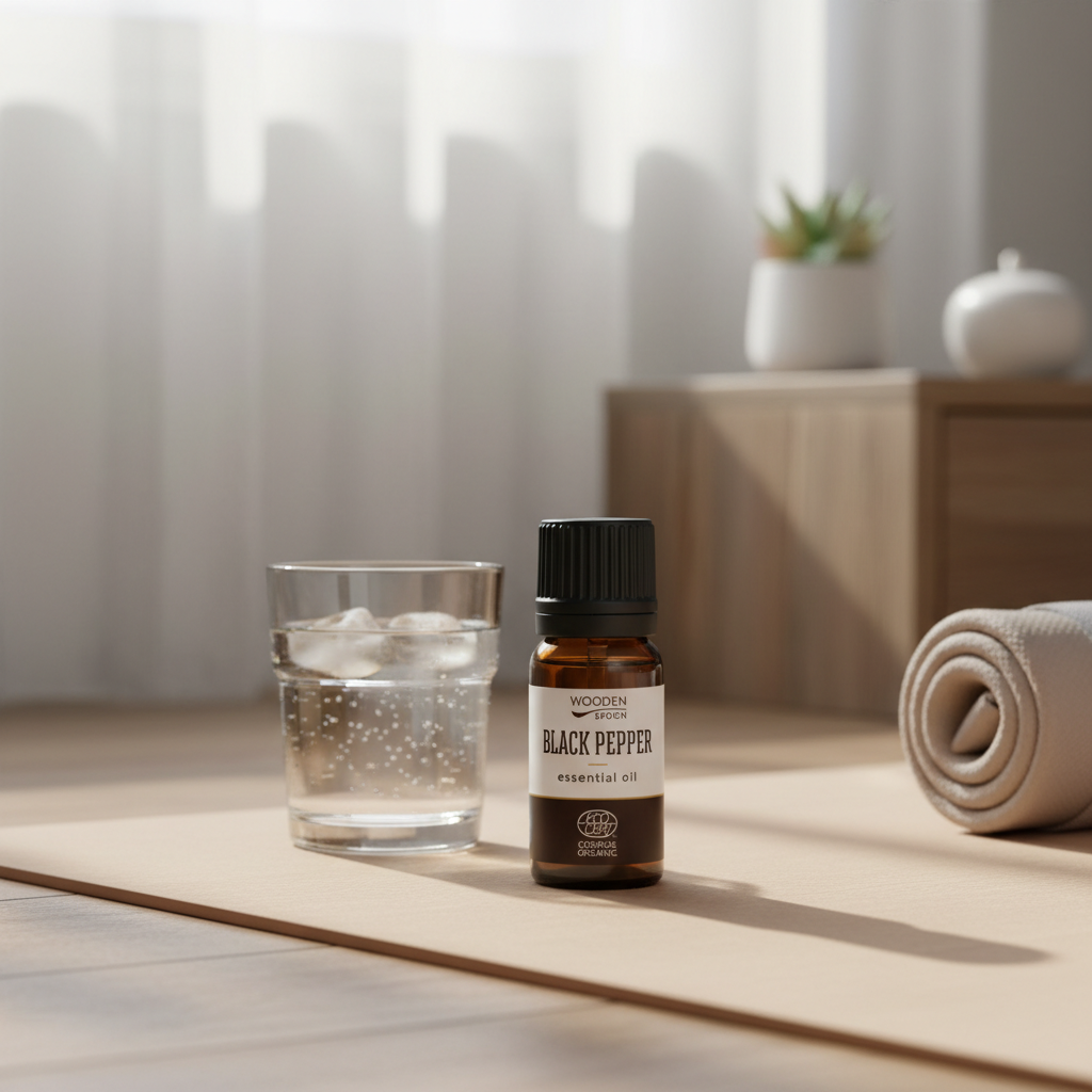 Ulei Esențial de Piper Negru Bio 5ml Wooden Spoon - Stimulare și Vitalitate