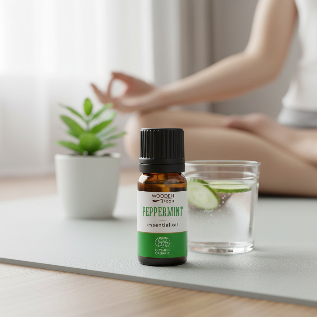 Ulei Esențial de Mentă (Peppermint) Bio Certificat COSMOS - Wooden Spoon 5ml 2
