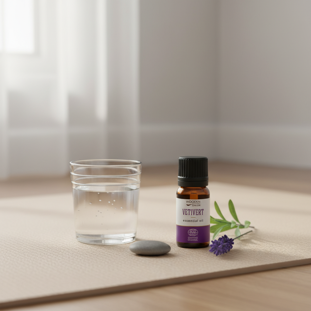 Ulei Esențial de Vetiver Bio, Certificat COSMOS Organic, 5ml - Wooden Spoon 2