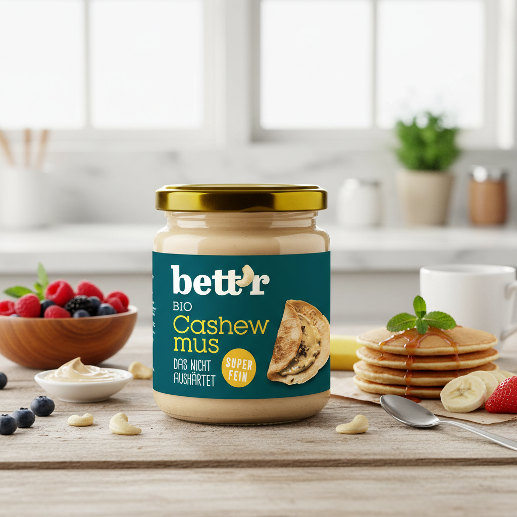 Cremă de Caju Bio Super Fină Bettr - Textură Catifelată, 250g 2