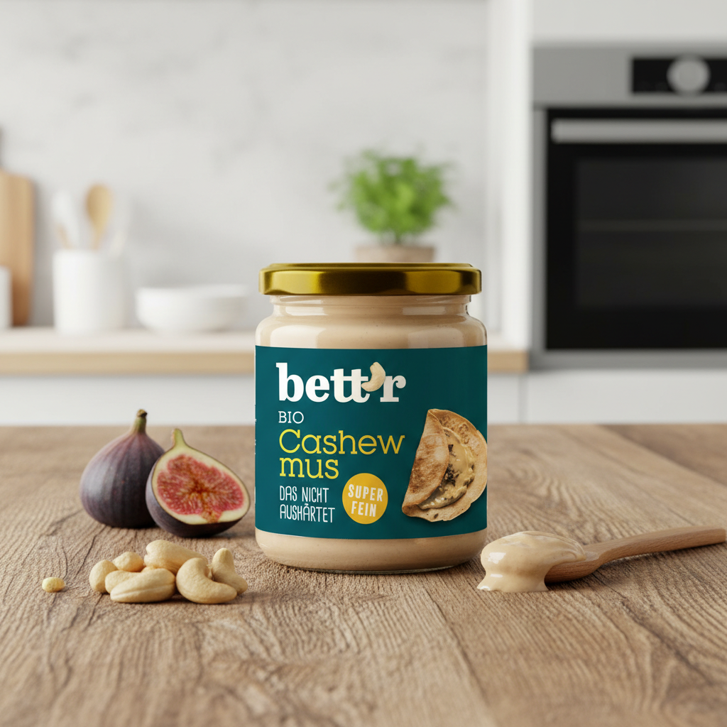 Cremă de Caju Bio Super Fină Bettr - Textură Catifelată, 250g