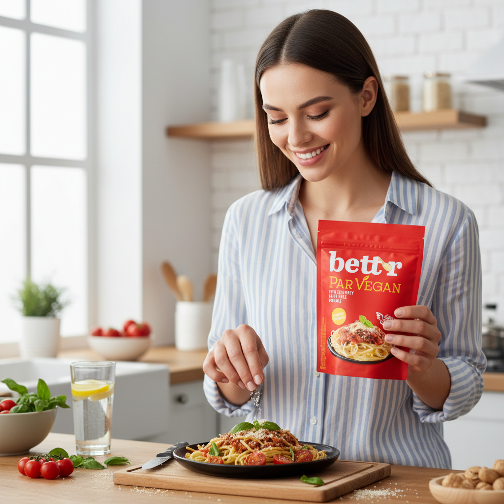 Par-Vegan: Înlocuitor de Parmezan Bio din Caju și Drojdie Inactivă - 150g Bettr 3