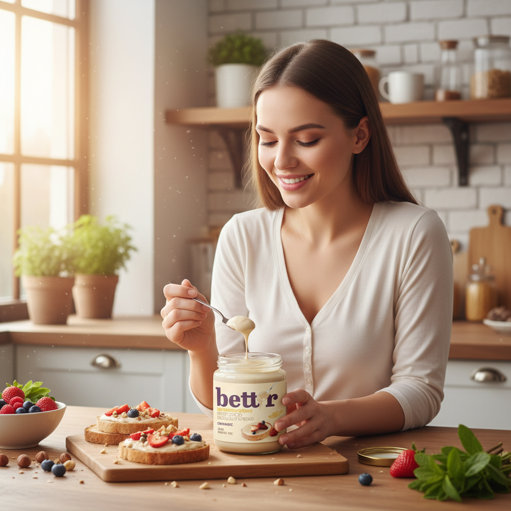 Cremă Tartinabilă Bio din Caju și Alune de Pădure Bettr - Fără Zahăr Adăugat, 250g 3