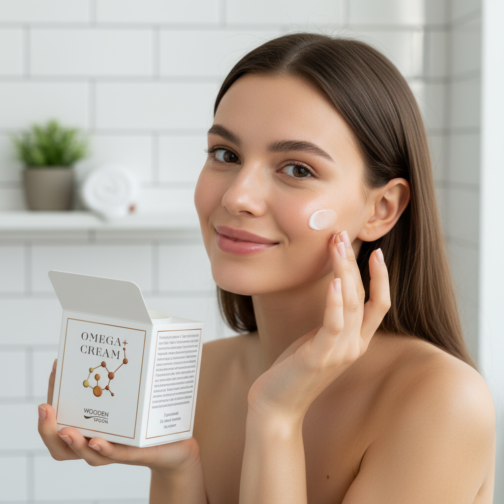 Cremă de Zi Nutritivă Intensivă Omega+ Wooden Spoon - 50ml - Bio & Anti-Poluare 3