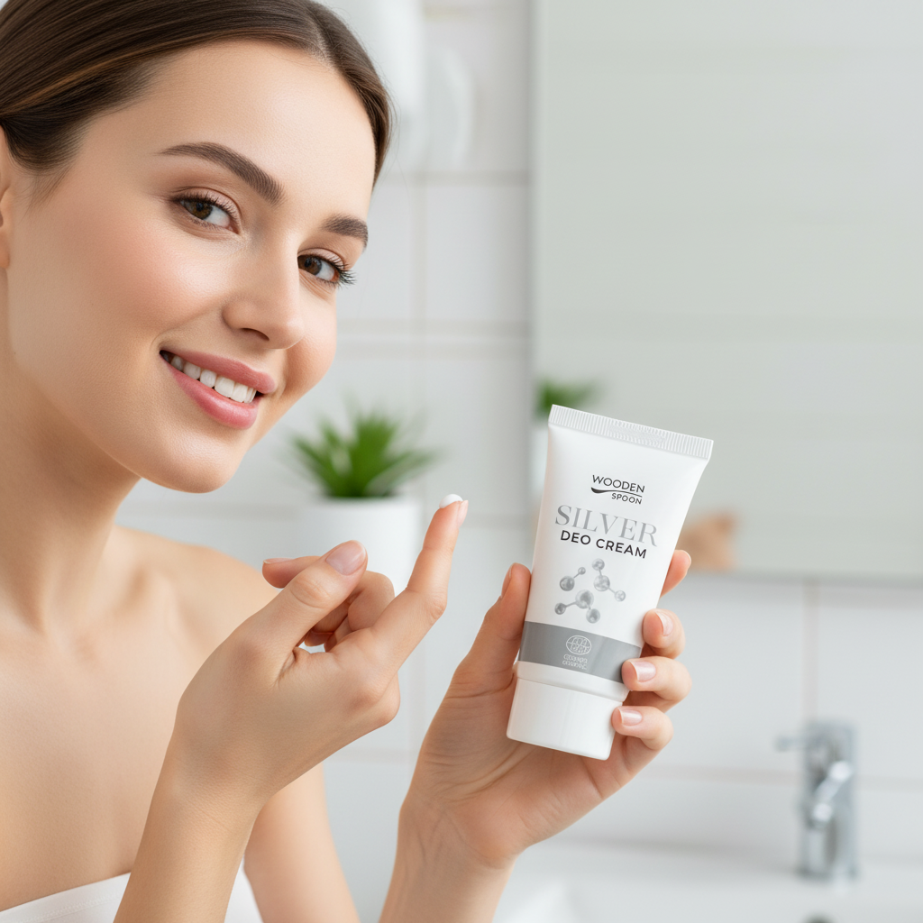 Deodorant Cremă Natural cu Argint Ecologic - Wooden Spoon 40ml | Protecție Eficientă & Unisex 3