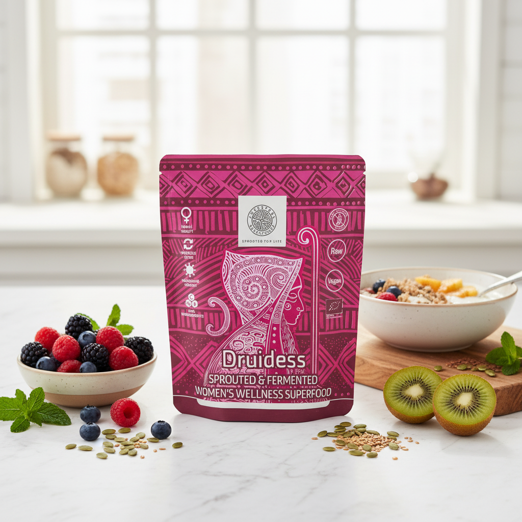 Pudră Bio Druidess Women's Wellness 200g - Mix Germinat & Fermentat Ancestral Superfoods 2