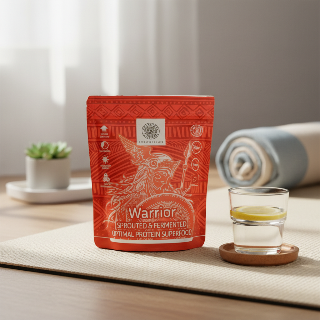 Warrior Mix Proteic Bio Încolțit și Fermentat – Superfood Ancestral pentru Forță și Vitalitate 200g 2